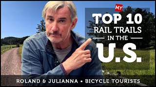 THE TOP RAIL TRAILS IN THE US  Trails that belong on every bicycle tourists bikeit list [upl. by Danya]