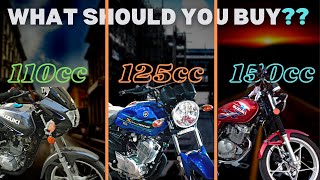 Suzuki GD 110S  Yamaha Ybz DX 125  Suzuki gs 150  Comparison Video  Kn SE Bike Purchase Karien [upl. by Notreve798]