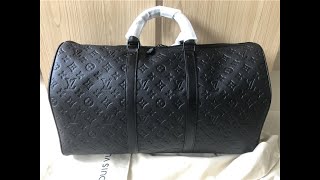 Original Louis Vuitton Keepall Bandoulière 50cm Duffle Bag M59025 HD Unboxing [upl. by Bastien]