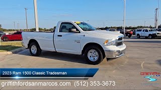 2023 Ram 1500 Classic Tradesman San Antonio Austin San Marcos New Braunfels Kyle [upl. by Aicnom]