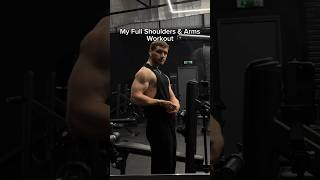 Full Shoulders amp Arms workout… gym workout shoulderworkout armworkout biceps triceps [upl. by Ader]