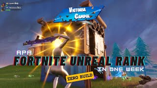 Fortnite Unreal Rank in a week [upl. by Aehs]