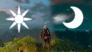 The Witcher 3  Timelapse  Day amp Night Cyle  Tag und Nachtwechsel [upl. by Akeim]