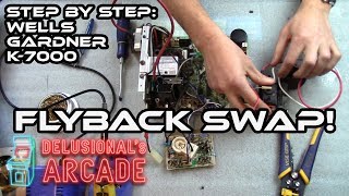 How to WG K7000 flyback swap CRTrepair [upl. by Deery]