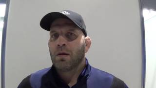 Coach Matt Lindland after day 1 of World Championships [upl. by Errol]