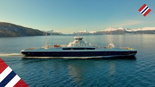 Vestnes – Molde ferry crossing slowmo drone views [upl. by Niles940]