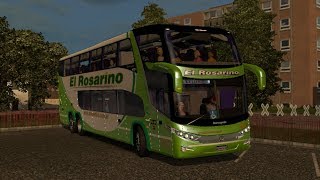 ROSARIO  RETIRO  ETS 2 ARGENTINA BUS MOD EL ROSARINO [upl. by Llerdna467]