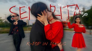 KPOP IN PUBLIC ONE TAKE YOONA X JUNHO  Señorita cover dance  æsculap [upl. by Torras]