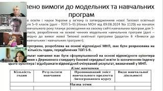 Щодо змін у Типовій освітній програмі для 59 класів [upl. by Erodaeht]