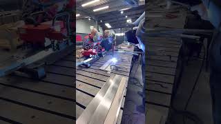 Fronius Flextrack System Demo With TPS400I MIG Welder [upl. by Onitsuaf]