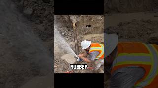 Why do workers repair water pipes without turning off the watervideo repairs workers shorts [upl. by Yalcrab]