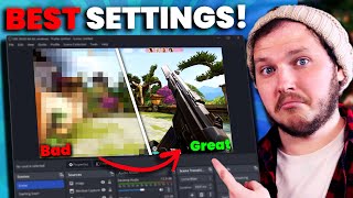 How To Record Gameplay On PC With OBS Best Settings Resolutions and MORE [upl. by Kuth]