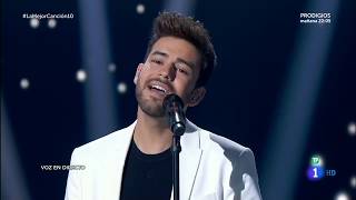 Agoney  Quédate Conmigo Cover Pastora Soler  GALA 7 Años 2010 [upl. by Ahsinik]