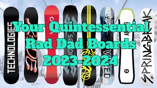 The Top 5 All Mountain Freestyle Snowboards of 20232024 [upl. by Eiveneg]