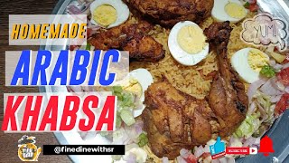 Homemade Arabic Style Kabsa Recipe  Mandi Rice  Chicken mandi recipe arabic [upl. by Waldron]