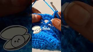 Open shell stitch croche yarnlove yarn handmadecraft love telugu dailyshorts dailyroutine [upl. by Madelena]