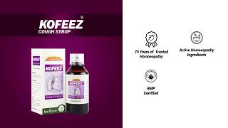 Kofeez Homeopathic Cough Syrup  Natural Cough Relief Syrup  Medisynth [upl. by Tailor]