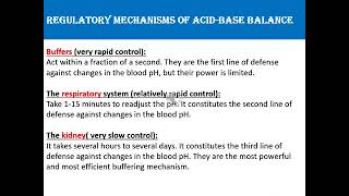 Renal regulation of acid base balance amp The micturition reflex  Physiology 8  Renal System [upl. by Januarius]