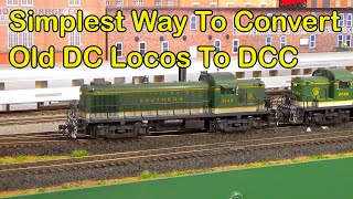 Simplest Way To Convert Old DC Locos To DCC 267 [upl. by Lebasi]