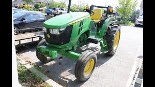 2021 John Deere tractor model 5055E For Sale at Auction [upl. by Pietrek732]