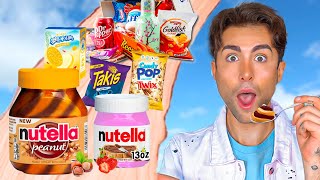 PROVO SNACK AMERICANI ASSURDI NUTELLA PENUT  GIANMARCO ZAGATO [upl. by Nayt]