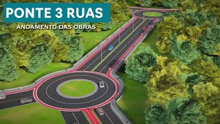 LIGAÇÃO DAS PONTE quotDAS 3 RUASquot COM A UFPB  ANDAMENTO DAS OBRAS  JOÃO PESSOA [upl. by Antipas]