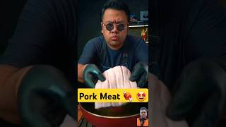 Grilled Pork Meat 🍖 🤩 bankii shorts viral food mukbang asmr porkbelly [upl. by Hallimaj]