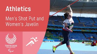 Athletics Shot Put amp Javelin  Day 4  Tokyo 2020 Paralympic Games [upl. by Lorrie]