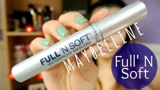 MMM Maybelline FULL N SOFT Mascara First ImpressionDemo♡ [upl. by Cheryl124]