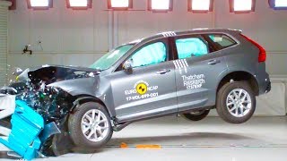 Volvo XC60 Euro NCAP Crash Test  Better than BMW X3 [upl. by Yentiw]