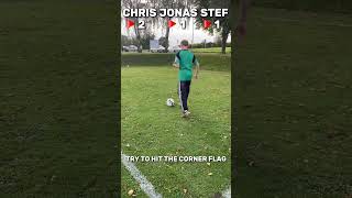 Try To Hit The Corner Flagviralvideo football soccer minigolf footballskills [upl. by Elleined]