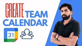 How to create a TEAM Calendar in Google Calendar Invite Guest and share Google Calendar with team [upl. by Wynne]