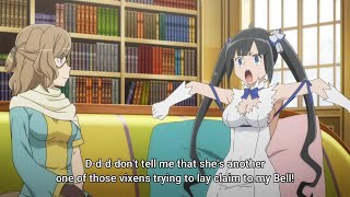 Hestia thought Cassandra was trying to lay claim to her Bell 🤣  Hestia got jealous  Danmachi ep 7 [upl. by Inva]