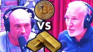 Gold vs Bitcoin  Peter Schiff on Joe Rogan [upl. by Akiem]