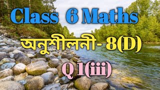 Class 6 Math Ex8D Q 1iii Solution in AssameseSankardev Sishu NiketanBabus Clicks [upl. by Etnovahs975]