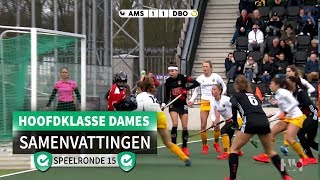 Livera Hoofdklasse Dames Samenvattingen Speelronde 15 [upl. by Terbecki643]