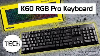 Corsair K60 RGB Pro Wired Gaming Keyboard Review  I Remember When Wired Was Better [upl. by Sikras528]