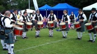 Boghall amp Bathgate Caledonia Pipe Band Drum Corps  European Championships 2011 [upl. by Aihsenyt]