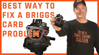 Easiest Way To Fix A Common Briggs Plastic Carburetor Problem [upl. by Maryn199]