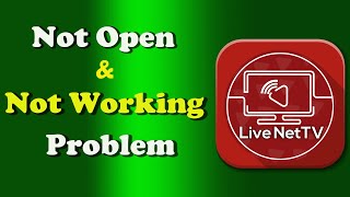 How to Fix Live Net TV App Not Working  Not Open  Loading Problem in Android [upl. by Phillane]