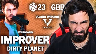 Pro BEATBOXER Reacts  Improverbbx  DIRTY PLANET GBB23 WILDCARD [upl. by Lekym91]