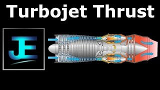 Explained Turbojet Thrust Equation [upl. by Sukramal]