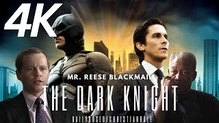 Mr Reese Blackmail Batman  The Dark Knight 2008  Mr Reeses Plan to Blackmail Batman  4K UHD [upl. by Alemak]