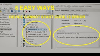 This device cannot start code 10 error all devices Fixed New 5 EASY WAYS [upl. by Acile]