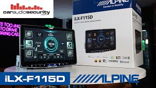 Alpine iLXF115D Halo 11 Floating car stereo  Car Audio amp Security [upl. by Holbrook893]