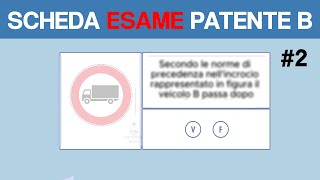 SCHEDA ESAME PATENTE B 2024 2 [upl. by Lacym]