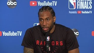 Kawhi Leonard Full Interview  Game 3 Preview  2019 NBA Finals Media Availability [upl. by Aurlie]