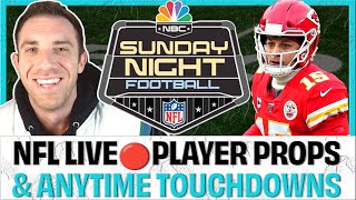 NFL Live Show 🔴 Anytime Touchdowns amp Player Props [upl. by Rebmetpes]