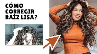 Cómo definir el cabello rizado desde la raízCorrige la Raíz Aplastada [upl. by Gentilis641]