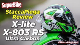 Xlite X803 RS Ultra Carbon la recensione del casco in carbonio con laerodinamica da MotoGP [upl. by Ettenhoj]